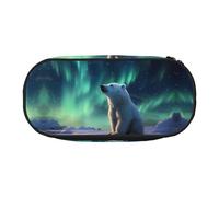 WZYCWB Little Polar Bear - Astuccio portamatite di grande capacità, multifunzione, portatile e resistente, per ufficio e scuola, Nero , Taglia unica, Beauty Case