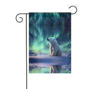 WZYCWB Little Polar Bear - Bandiere da giardino, 30,5 x 45,7 cm, bandiere decorative da appendere