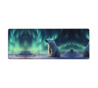 WZYCWB Little Polar Bear tappetino per mouse 30 x 80 cm Tappetino per mouse da gioco adatto per laptop e ambienti di ufficio