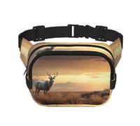 WZYCWB Lonely Animals - Marsupio sportivo alla moda e alla moda, borsa a tracolla leggera da viaggio