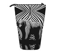 WZYCWB L'orso annerito. Portapenne retrattile stampato adatto per l'uso come semplice borsa per cosmetici, portafoglio, ecc.