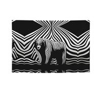 WZYCWB L'orso annerito. Striscione per feste di compleanno, canti natalizi, lauree e anniversari.