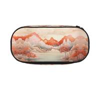 WZYCWB Lots of Peaks. Astuccio portamatite di grande capacità, multifunzione, portatile e resistente, per ufficio e scuola, Nero , Taglia unica, Beauty Case