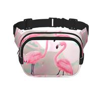WZYCWB Love Flamingo - Marsupio sportivo, alla moda e alla moda, borsa a tracolla leggera da viaggio