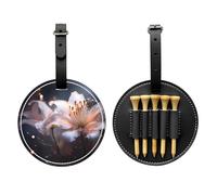 WZYCWB Magia Heavy Lilies speciale stampato Golf tee Storage Bag - Design portatile appeso fibbia, Nero , Taglia unica, Valigia