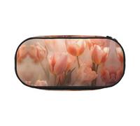 WZYCWB Magic Tulips - Astuccio portamatite di grande capacità, multifunzione, portatile e resistente, per ufficio e scuola, Nero , Taglia unica, Beauty Case