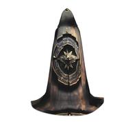 WZYCWB Magical Design Norse Runes Compass M - Mantello con cappuccio stampato perfetto per maghi e costumi da gioco di ruolo (S-L)