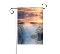 WZYCWB Magnifiche cascate Bandiere da giardino - 30,5 x 45,7 cm, bandiere decorative da giardino da appendere