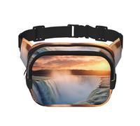 WZYCWB Magnifico marsupio sportivo con cascate, alla moda e alla moda, piccola borsa da viaggio leggera