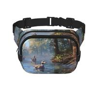 WZYCWB Mallard Ducks - Marsupio sportivo da nuoto, alla moda e alla moda, borsa piccola da viaggio leggera