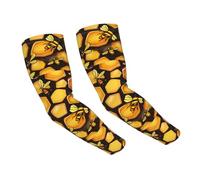 WZYCWB Maniche di protezione solare a forma di fiore di ape, adatte per tutte le stagioni, adatte per golf, ciclismo, pesca, giardinaggio, ecc.