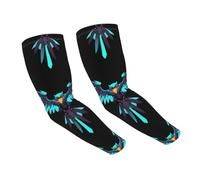 WZYCWB Maniche di protezione solare con emblema Circuit Hawk, adatte per tutte le stagioni, adatte per golf, ciclismo, pesca, giardinaggio, ecc.