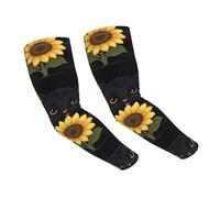 WZYCWB Maniche di protezione solare con gattino girasole, adatte per tutte le stagioni, adatte per golf, ciclismo, pesca, giardinaggio, ecc.