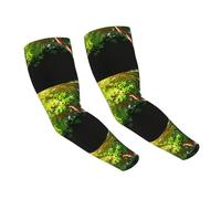 WZYCWB Maniche di protezione solare con grande albero, adatte per tutte le stagioni, adatte per golf, ciclismo, pesca, giardinaggio, ecc.