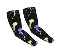 WZYCWB Maniche di protezione solare con meduse galleggianti, adatte per tutte le stagioni, adatte per golf, ciclismo, pesca, giardinaggio, ecc.