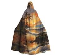 WZYCWB Mantella con cappuccio per Halloween, unisex, per Halloween, carnevale, feste in maschera, giochi di ruolo