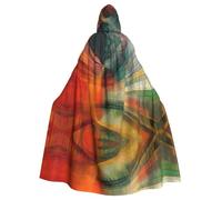 WZYCWB Mantella con cappuccio per Halloween, unisex, per Halloween, carnevale, travestimento, gioco di ruolo