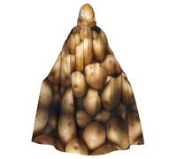 WZYCWB mantello con cappuccio a fantasia patata, accappatoio costume cosplay per uomini e donne, costume da gioco di ruolo per adulti di Halloween