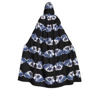 WZYCWB Mantello con cappuccio stampato Alps Snow Mountains, adatto per feste in maschera, feste di Halloween cosplay