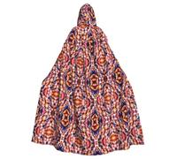 WZYCWB Mantello con cappuccio stampato con conchiglie da spiaggia, adatto per feste in maschera, feste di Halloween cosplay