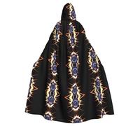 WZYCWB Mantello con cappuccio stampato con macchinari dettagliati, adatto per feste in maschera, feste di Halloween e cosplay