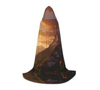 WZYCWB Mantello con cappuccio stampato The sun shines | Costume cosplay, Halloween Anime Party Prop - M