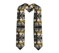 WZYCWB Mantello da laurea con stampa "Reading Under a Tree", 182,9 cm, regalo di laurea, pieno di senso cerimoniale,