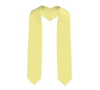 WZYCWB Mantello da laurea stampato bianco giallastro (182,9 cm) - Regalo di laurea, pieno di senso cerimoniale,