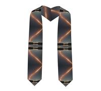 WZYCWB Mantello da laurea stampato con meteora (182,9 cm), regalo di laurea, pieno di senso cerimoniale,