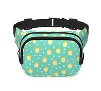 WZYCWB Marsupio sportivo con illustrazione di ananas, borsa a tracolla alla moda e alla moda, piccola borsa da viaggio leggera