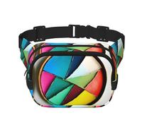 WZYCWB Marsupio sportivo con tavolozza rotonda, borsa a tracolla alla moda e alla moda, piccola borsa da viaggio leggera