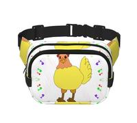 WZYCWB Marsupio sportivo per galline cantanti, borsa a tracolla alla moda e alla moda, piccola borsa da viaggio leggera