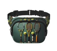 WZYCWB Marsupio sportivo per palline da tennis e racchette, borsa a tracolla alla moda e alla moda, piccola borsa da viaggio leggera