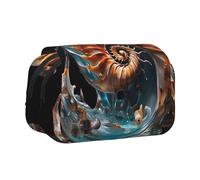 WZYCWB Meraviglioso astuccio portatile a forma di conchiglia, ideale per organizzare penne in ufficio o riporre pennelli da trucco