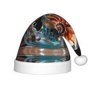 WZYCWB Meraviglioso cappello da festa di Natale con stampa a conchiglia, regalo per attività scolastiche per bambini, decorazione per feste di Natale