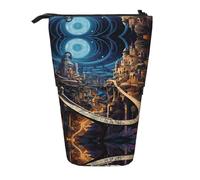 WZYCWB Meraviglioso portapenne retrattile con stampa stradale, adatto per l'uso come semplice borsa per cosmetici, portafoglio, ecc.