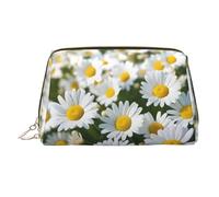 WZYCWB Middle Goose River - Trousse in pelle stampata per cosmetici, elegante e portatile, Matricaria Recutita, Taglia unica