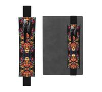 WZYCWB Mighty Lion - Portapenne in PVC con stampa di grande capacità, con astuccio per diario creativo, con fascia elastica, design antiscivolo