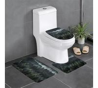 WZYCWB Misty Forest Bagno antiscivolo mat set camera da letto tappetino vasca da bagno decorazione casa peluche tappeto