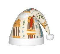 WZYCWB Modelli di architettura egiziana per bambini, cappelli per feste di Natale, morbidi e confortevoli, delicati sulla pelle, regali per feste di classe all'asilo
