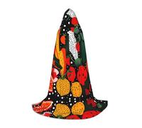 WZYCWB Modello vegetale Stampa S Cappuccio Mantello | Costume Cosplay, Halloween Anime Party Prop