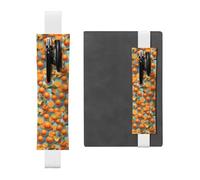 WZYCWB Molti astucci Delicious Oranges Diary, portapenne in PVC e portapenne con elastici e segnalibri sono le migliori scelte regalo.