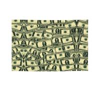 WZYCWB Molti dollari dei cartoni animati Striscione per compleanni, canti natalizi, lauree e anniversari.