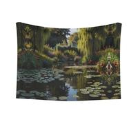 WZYCWB Monet's Garden - Coperta per animali domestici stampata, disponibile in una varietà di dimensioni, adatta per ceste, letti e nidi per animali domestici