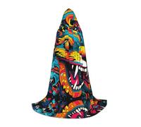 WZYCWB Monsters L - Mantello con cappuccio stampato, perfetto per maghi e costumi da gioco di ruolo (S-L)