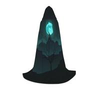 WZYCWB Mountain Desert Print L - Mantello con cappuccio | Costume cosplay, Halloween Anime Party Prop