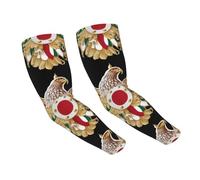 WZYCWB Mountain Eagle Ice-feeling maniche di protezione solare, adatto per tutte le stagioni, adatto per golf, ciclismo, pesca, giardinaggio, ecc.