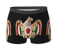 WZYCWB Mountain Eagle Printed Boxer da uomo - slip traspiranti e ad asciugatura rapida, multiplo (S-XXL), Nero, L