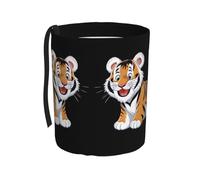 WZYCWB Naughty Tiger - Pattumiera da appendere per auto, pratica e comoda, adatta per diversi modelli di auto, offre spazio ideale per riporre oggetti