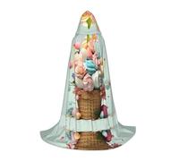 WZYCWB Nice Ice Cream S - Mantello con cappuccio stampato per ragazzi perfetto per maghi e costumi da gioco di ruolo (S-L)